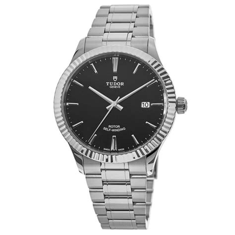 Tudor Style Black Dial Men's Watch M12710